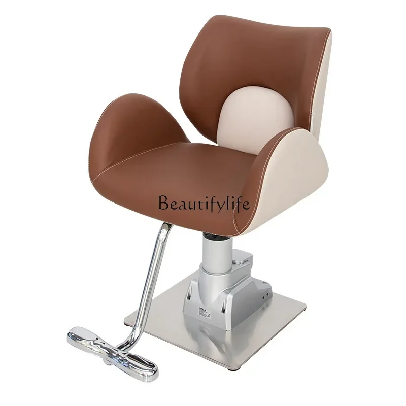

88.New electric barber shop chair can lift the stool in the hair perm and dyeing area