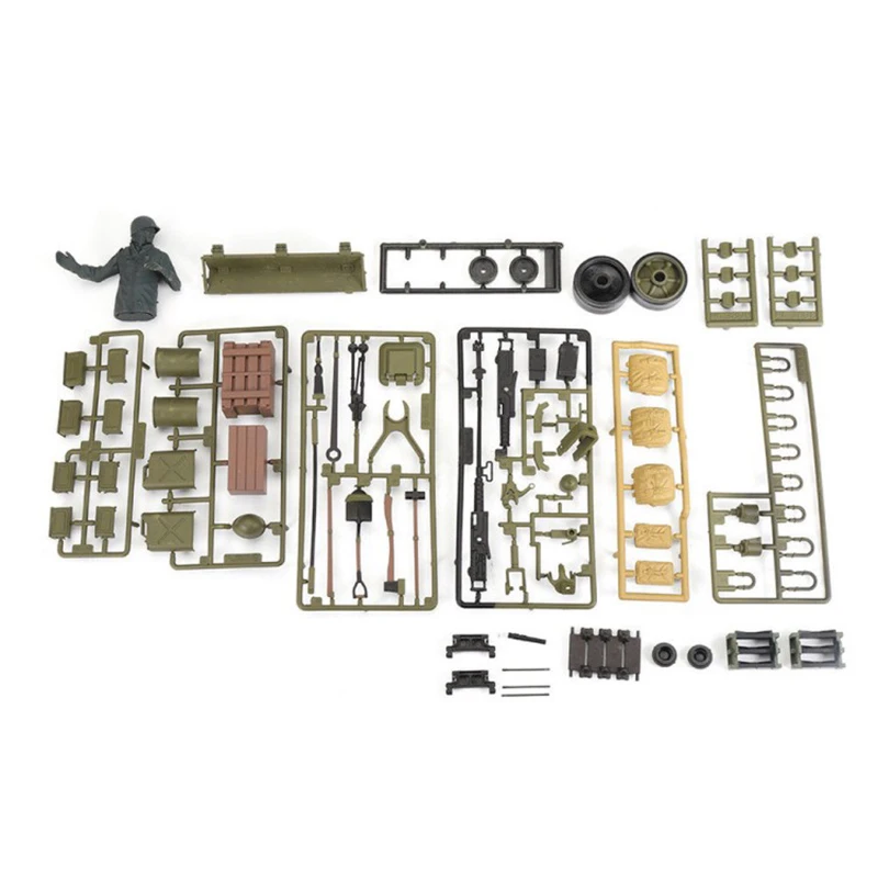 

for 1/16 Tank 3898-1 USA M4A3 RC Tank Plastic Accessories Parts Bag