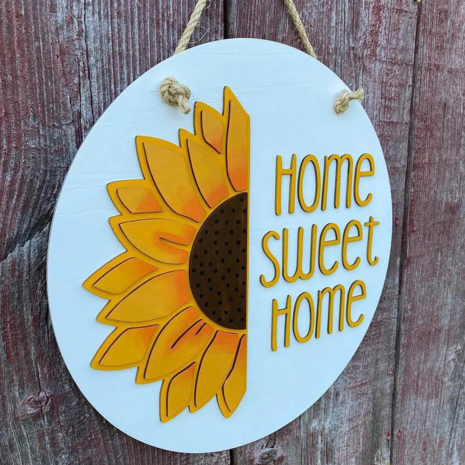 Sunflower Door Sign Hanging Ornaments Create an Artistic and Cozy Atmosphere Pendant for Door Wall Closet Window Porch