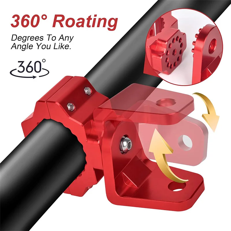 ضوء ultv CNC ، قوس سوط ، متوافق مع Polaris RZR PRO XP 4 ، Can-am Maverick X3 Max ، بنفسجي-2" #6