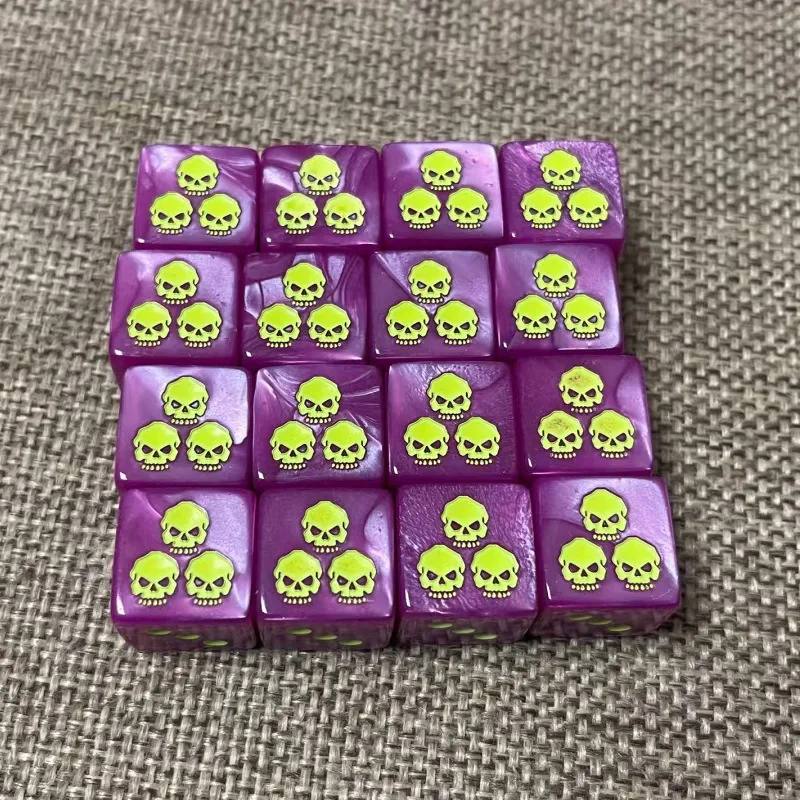 10 pièces/ensemble dernière Version de dés de la Légion de garde Warhammer 40K de 16mm pour le commerce extérieur