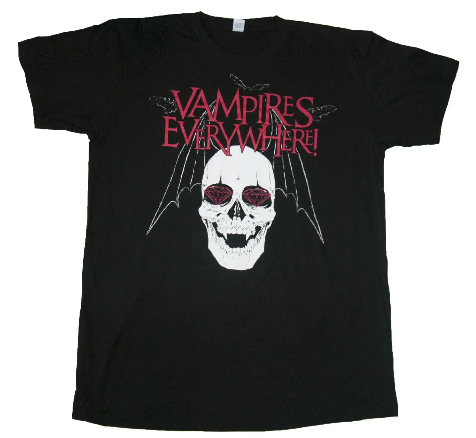 VAMPIRES EVERYWHERE - White Skull - T SHIRT S-M-L-XL Brand New Official T Shirt