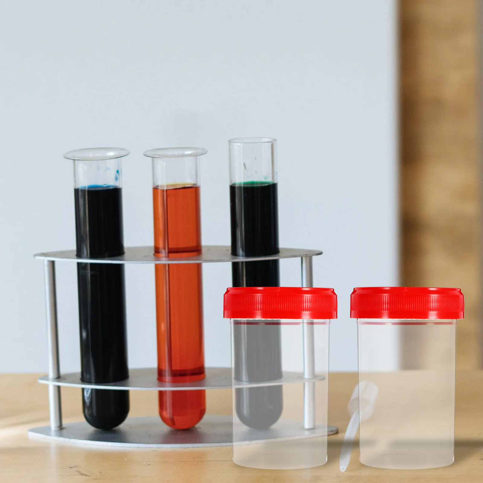 20 قطعة 60 مللي عينة كوب مانعة للتسرب لعلم الأمراض علم الأنسجة علم الأنثوية عينة إعداد قسط Pp اختبار البول كوب طبي