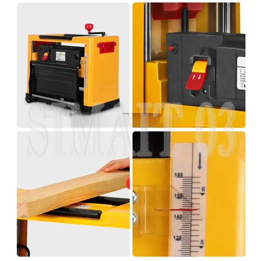 

2000W 13 Inch Electric Wood Thicknesser Planer Multi-function Portable Woodworking Planing Machine M1B-LS-3301 Table Top Planer