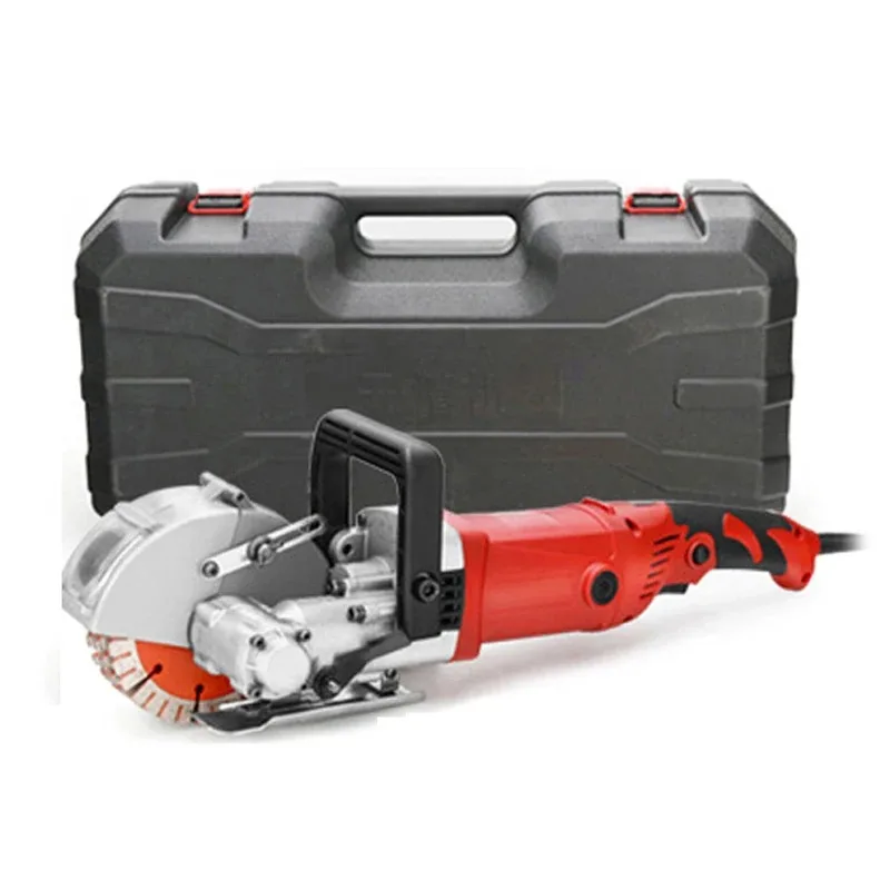 5800W Wall Slotting Machine Electric Wall Chaser Brick Groove Cutting Machine Steel Concrete Cutter Depth 42MM Width 42MM