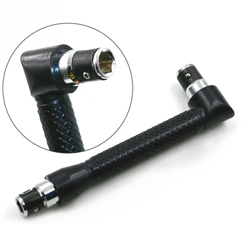 WORTHOWN-3X L-Shape Mini Double Head Socket Wrench Suitable For Routine Screwdriver Bits Utility Tool