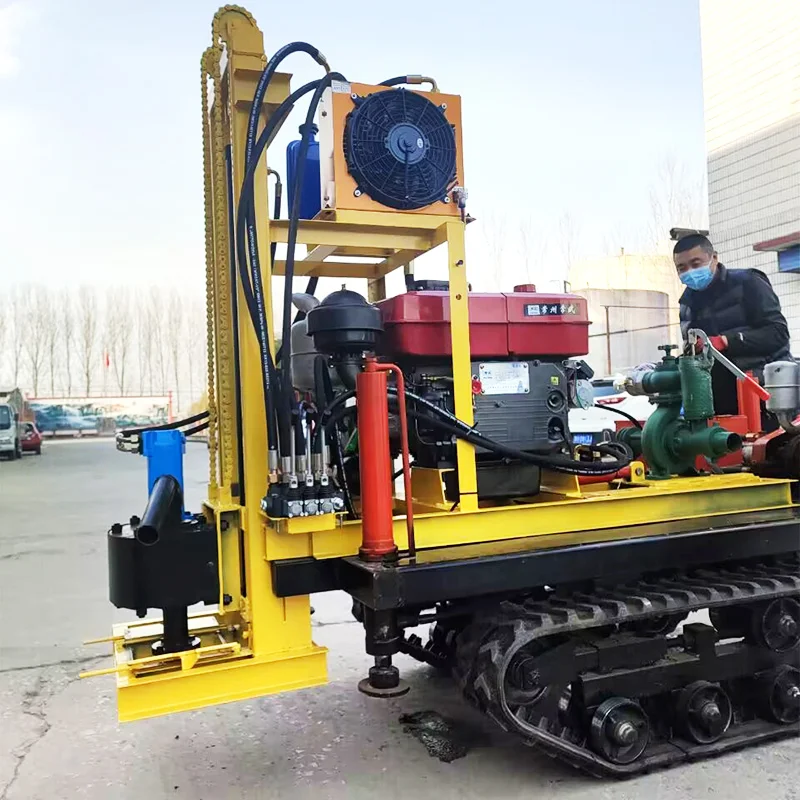 قوة محرك ديزل مخصصة 22 حصان كحد أقصى. عمق الحفر 180 متر الزاحف RLD-180 للبيع #6