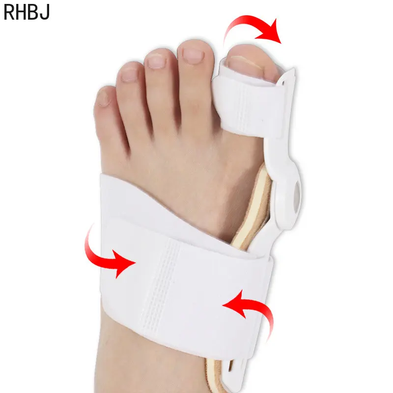 RHBJ 1Pcs Big Bone Toe Bunion Splint Straightener Corrector Foot Care Pain Relief Hallux Valgus Orthopedic Pedicure Tool