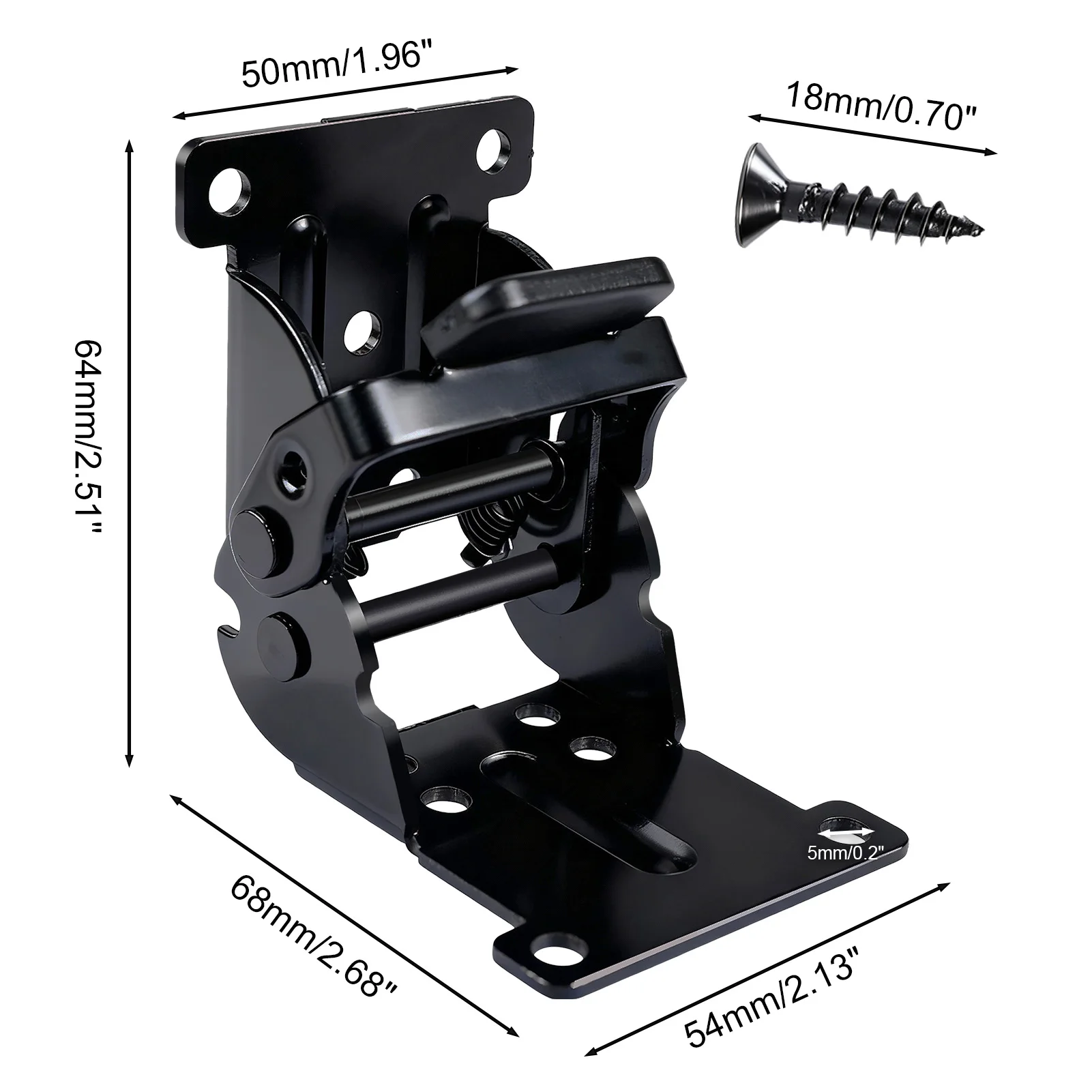 4PCS 180 Degree Angle Thickeneded Self-Locking Foldableing Hinge Table Stool Foldableing Coffee Table Furniture Foldable Hinge