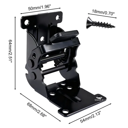 Imagen 2 del producto Bisagra plegable autoblocante gruesa con ángulo de 180 grados, taburete de mesa, mesa de centro plegable, muebles, bisagra plegable, 4 Uds.