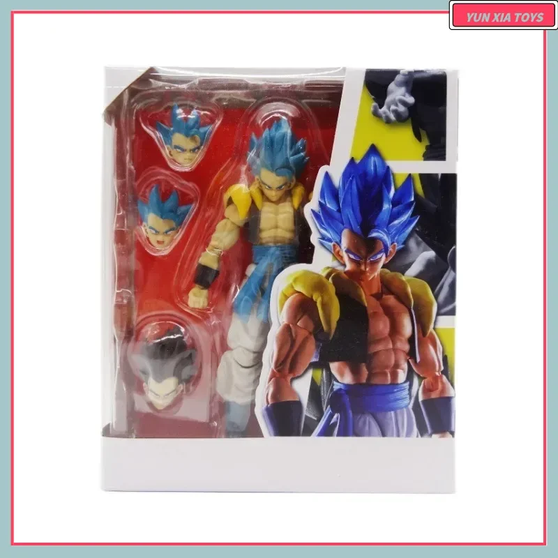 

Shf Dragon Ball 15cm Gogeta Super Saiyan Blue Anime Action Figure Model Statue Collection Desktop Decoration Ornament Toys Gifts