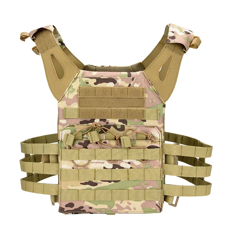 Men's equipment camouflage tactical vest aviation soft JPC outdoor sports CS combat carrier