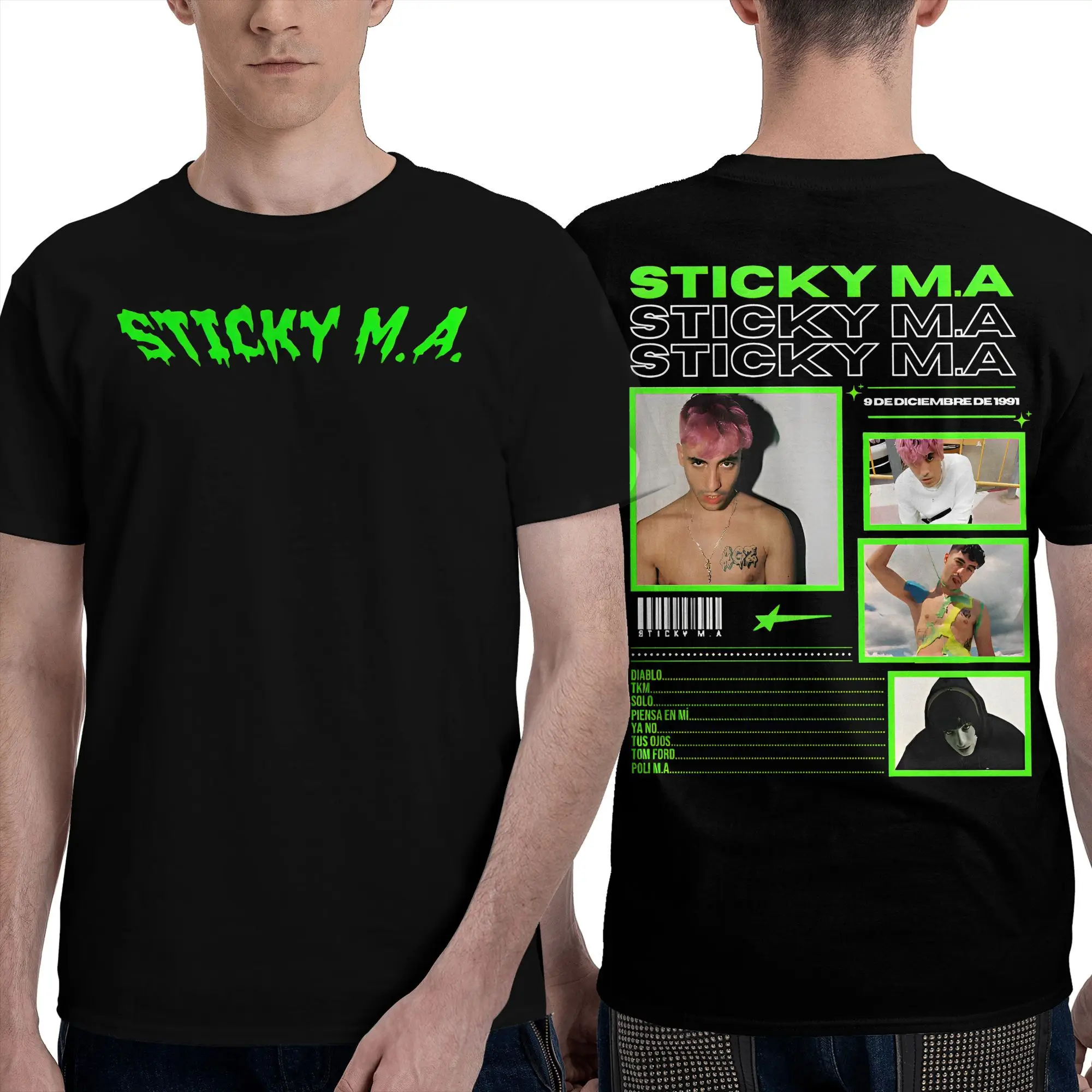 

Sticky M Pure Cotton T Shirt For Men Summer Awesome T-Shirts O Neck Hip Hop Tees Oversize Design Clothing