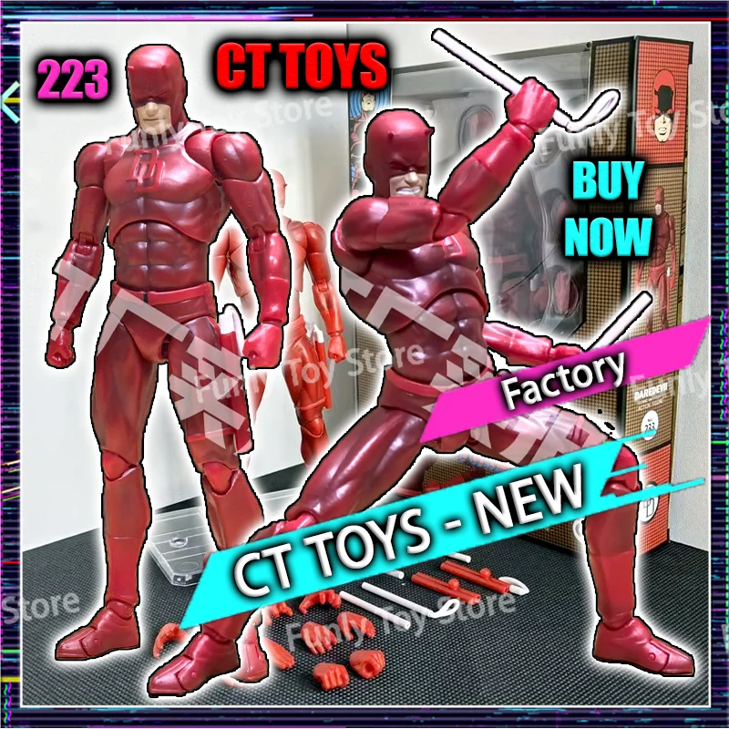 

В наличии Ct Toys Daredevil Mafex 223, фигурка SHF, версия комиксов, аниме, фигурка, статуя, модель, подарки на заказ, детские игрушки
