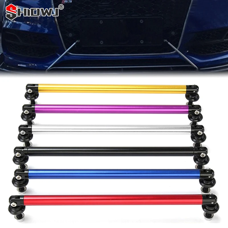 2pcs Universal Lip Splitter Rod Support Bars 200mm Adjustable Front Rear Bumper