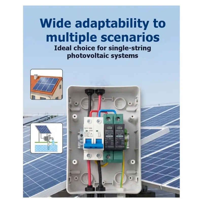 ABUG-Distribution Box Solar DC600V Disconnect Switch With Lightnin Protection Economical PV Combiner Box