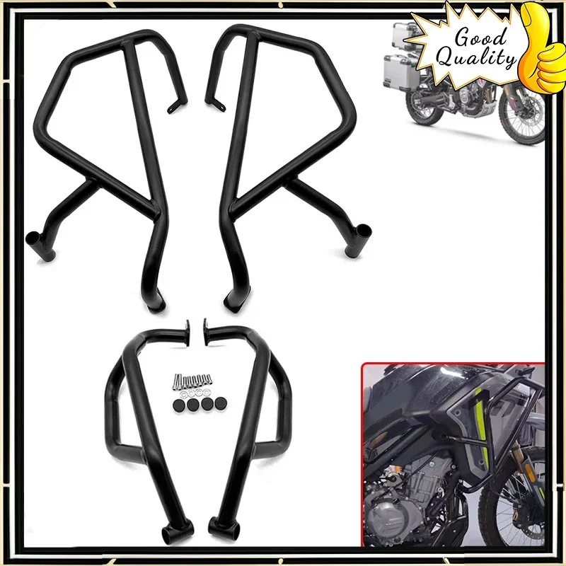 Good Quality For CFMOTO 450MT modified bumper motorcycle bumper anti-fall bar anti-fall frame surround protection accessories