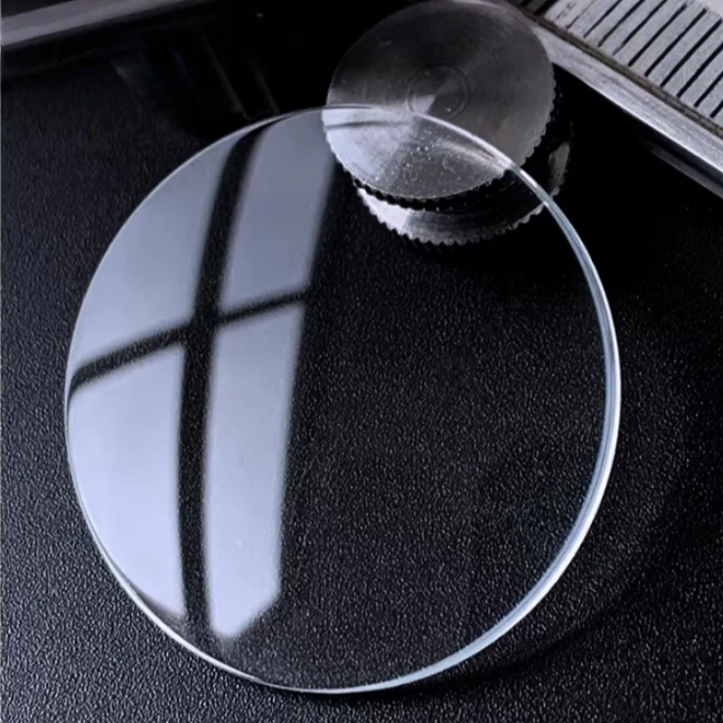 Plane Mineral Watch Glass 2.5mm Thickness Flat Round Crystal Clear Front Cover 37mm-45mm Diameter Part for Watch Repair YZC712