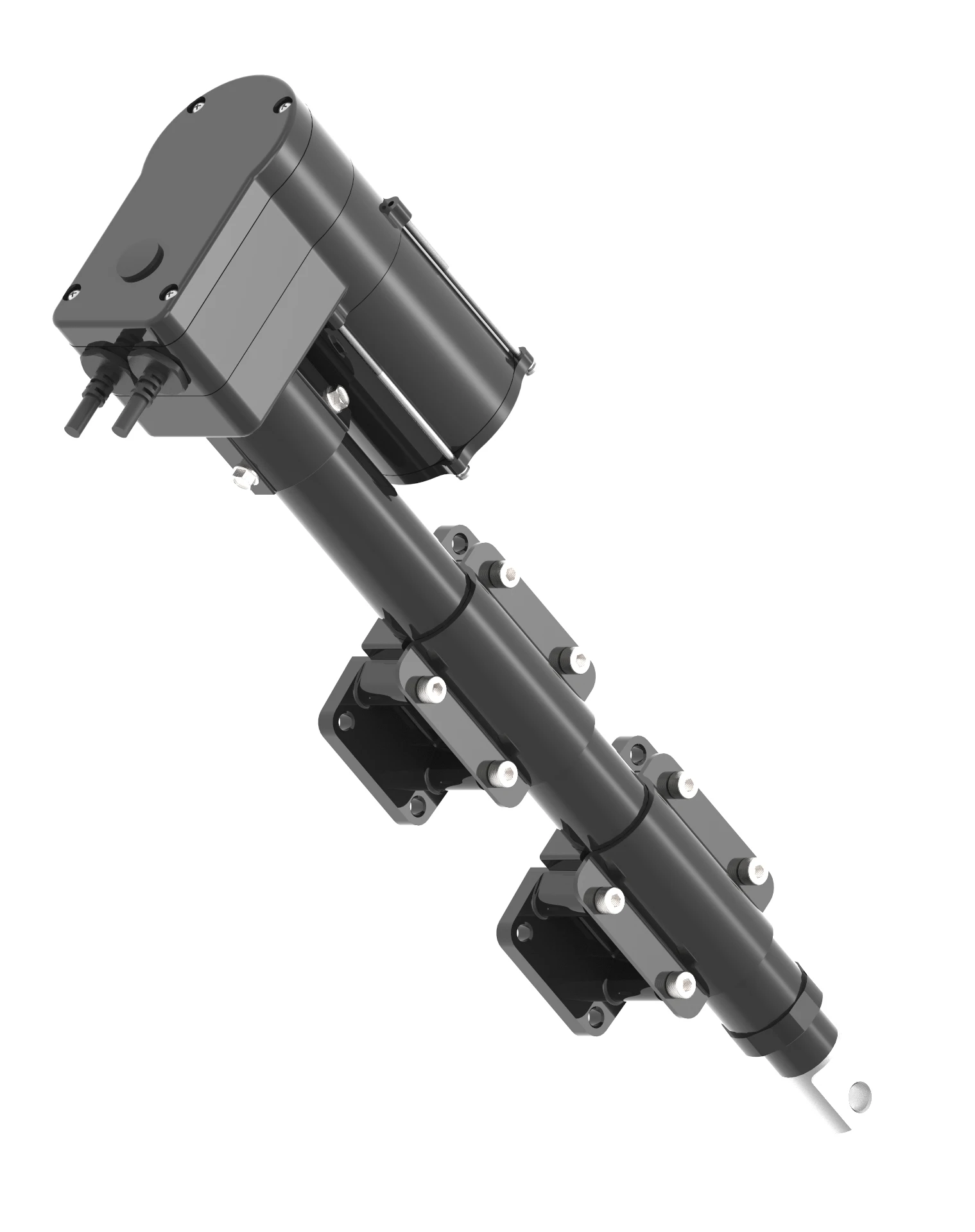 Attuatore elettrico di ventilazione per bestiame che trasporta l'alimentazione 5000N IP66 168W 4.2mm/s Attuatore lineare per azienda agricola