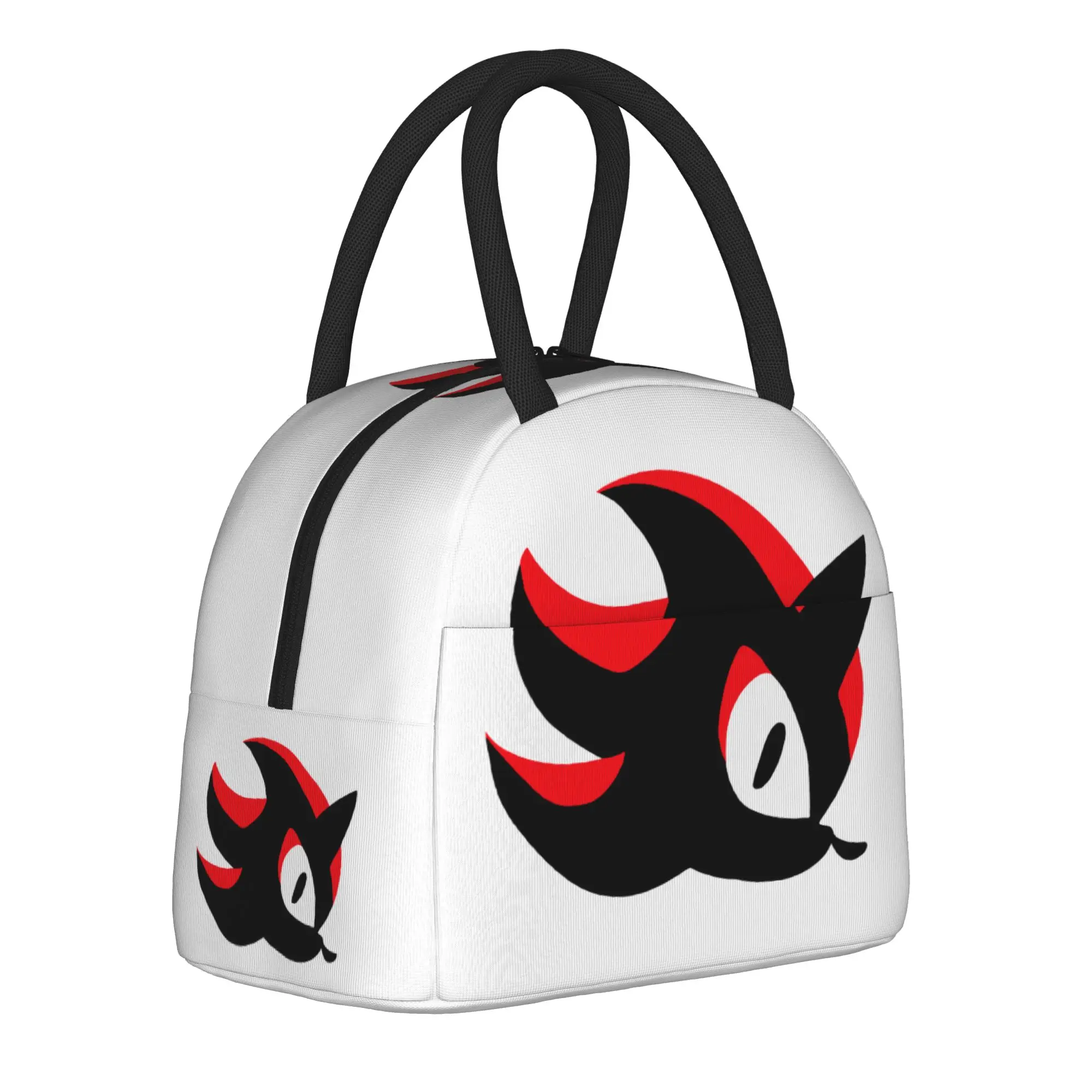 Shadow The Hedgehogs  Insulated Lunch Bag Thermal Bag Meal Container  Leakproof Lunch Box Tote Food Storage Bags Beach  Outdoor