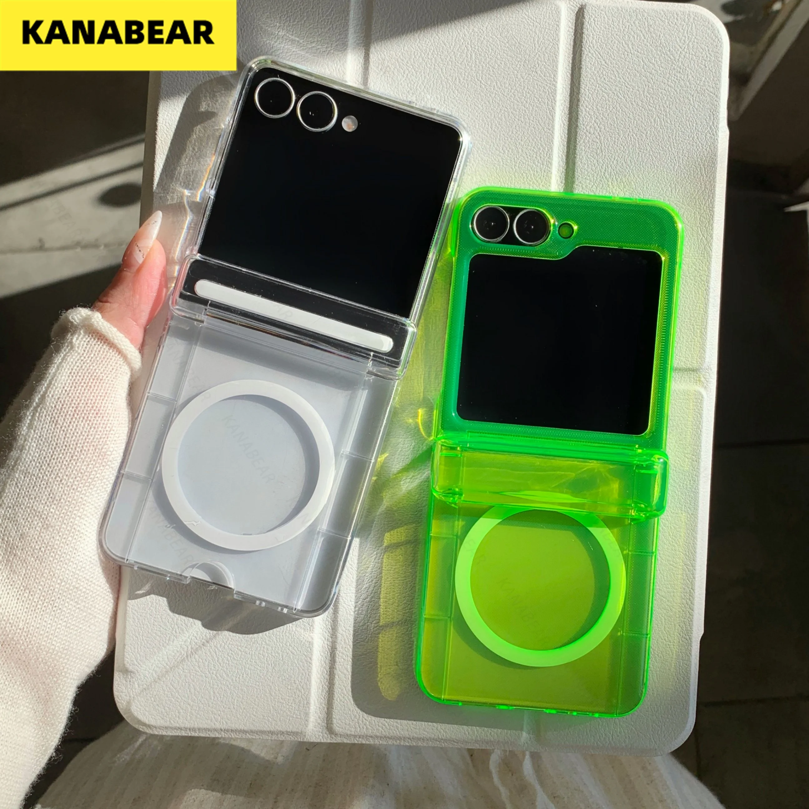 

Magnetic Case for Samsung Galaxy ZFlip 3/4/5/6/7, Fashionable Trendy New Protective Phone Cover