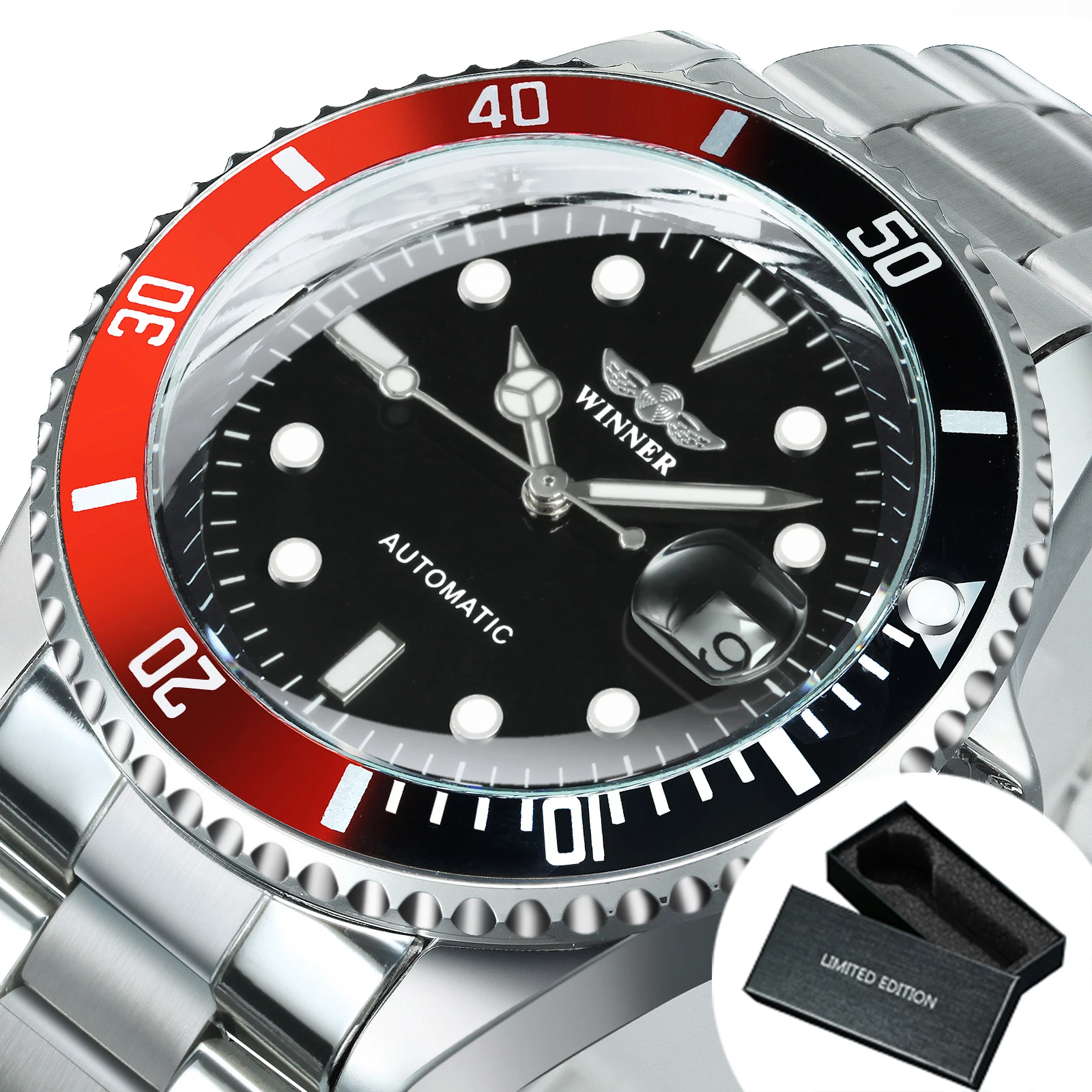 Men's Classic Mechanical Watch, Luxury Brand Design