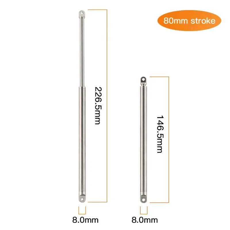 

6v 80mm Stroke 25N 3mm/s Telescopic Rod With Limit Protection Large Thrust Mini Electric Actuator DIY Model Lifting Rod