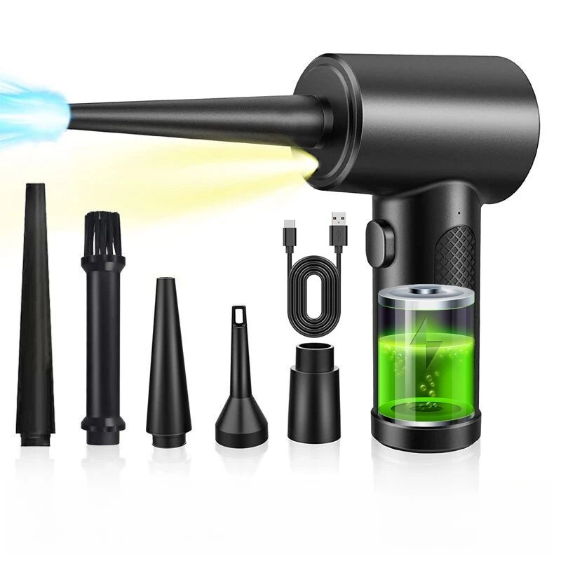 New Dust Blower Multipurpose Computer Case Household Cleaning Hair Dryer Handheld Wireless Dust Blower