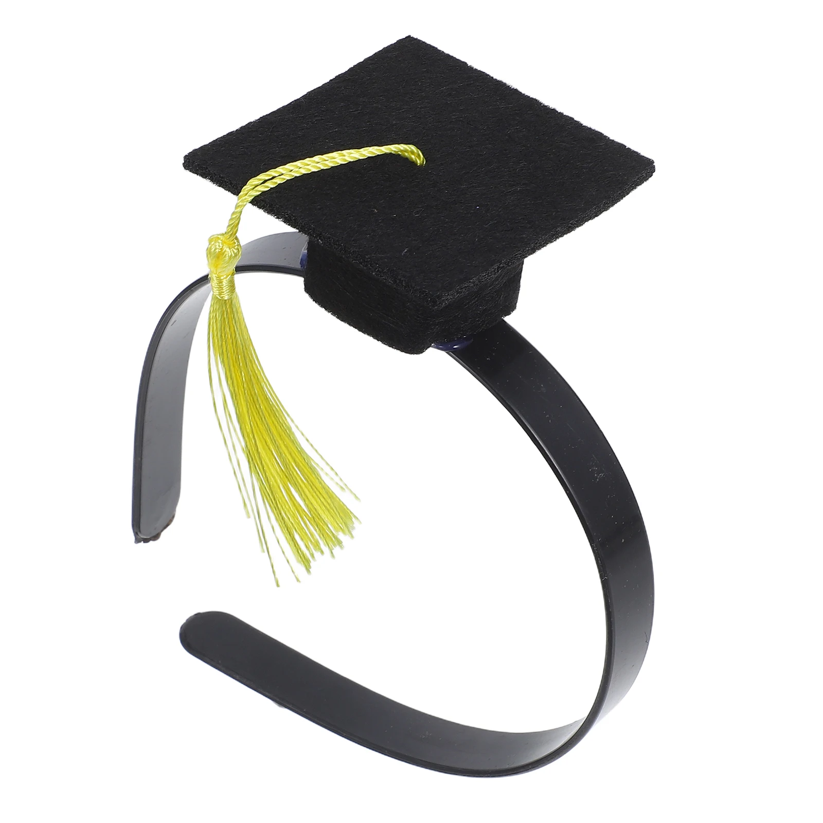 

1pcs Mini Graduation Cap Headband Stylish Student Accessory Lightweight Photo Prop Versatile Graduation Decoration Party Favor