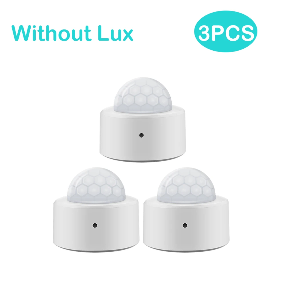 Haozee 2 in 1 Zigbee Mini PIR Bewegingsmelder + Helder Lux Licht Passief Infrarood Beveiliging Inbraakalarm Sensor - afbeelding 1