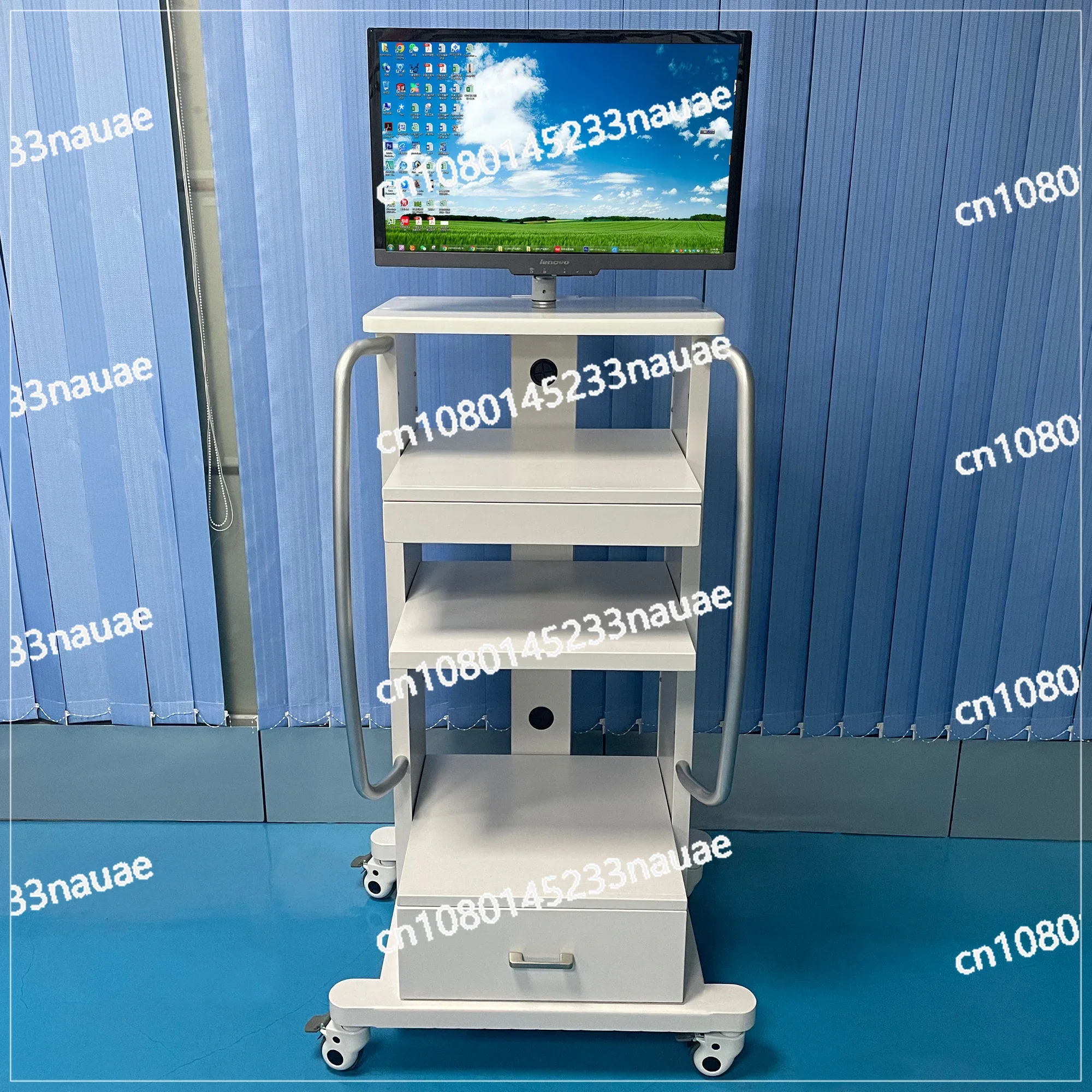 Factory Price NBRIDGE OEM/ODM Medical Trolley Cart Hospital Clinical Endoscope Trolley Cart