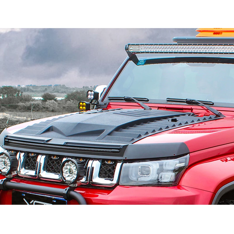 ل Baic BJ40 PLUS Ickx K2 2021-2023 غطاء رأس الديكور ملصقات السيارات اكسسوارات للمركبات الملحقات الخارجية