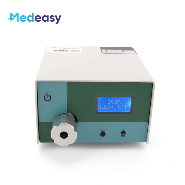 Przenośne medyczne mini źródło zimnego światła LED o mocy 100 W do chirurgii endoskopowej