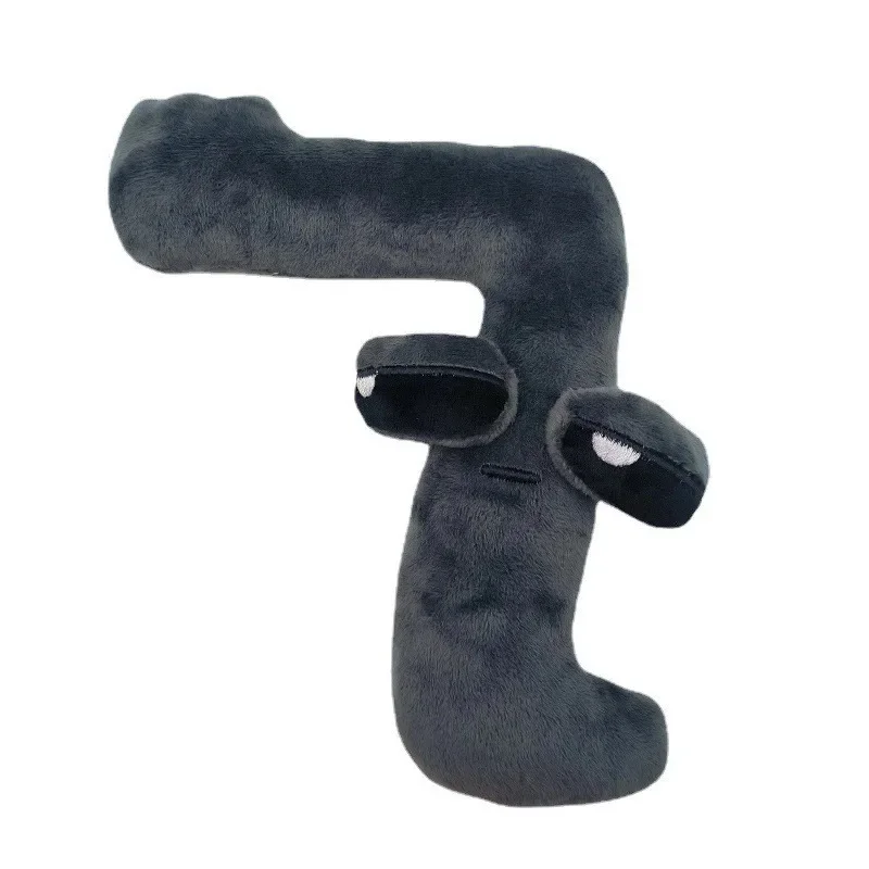 W 10 pçs 0-9 número lore brinquedo de pelúcia personagem boneca kawaii animal de pelúcia alfabeto lore plushie brinquedos para crianças presentes educativos