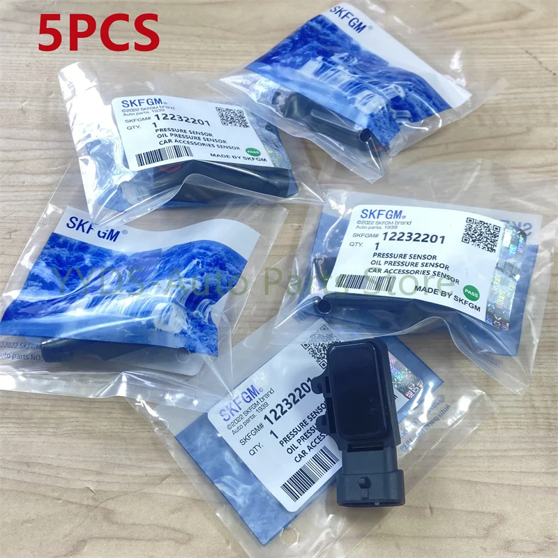 

5PCS Manifold Absolute Pressure Sensor MAP For Mistubishi ALFA ROMEO FIAT OPEL RENAULT SMART CHERY CHEVROLET 12232201 93333350