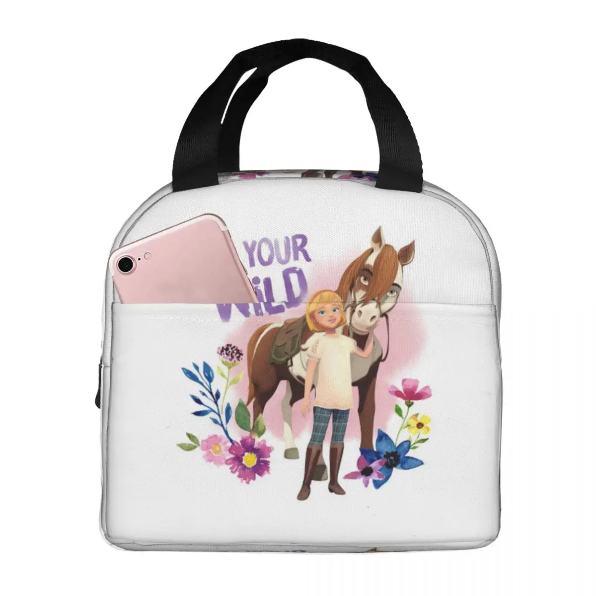 

Spirit Riding Free Insulated Lunch Bag for Women Office Cooler Thermal Food Box Tote Leakproof Lunch Boxes Container