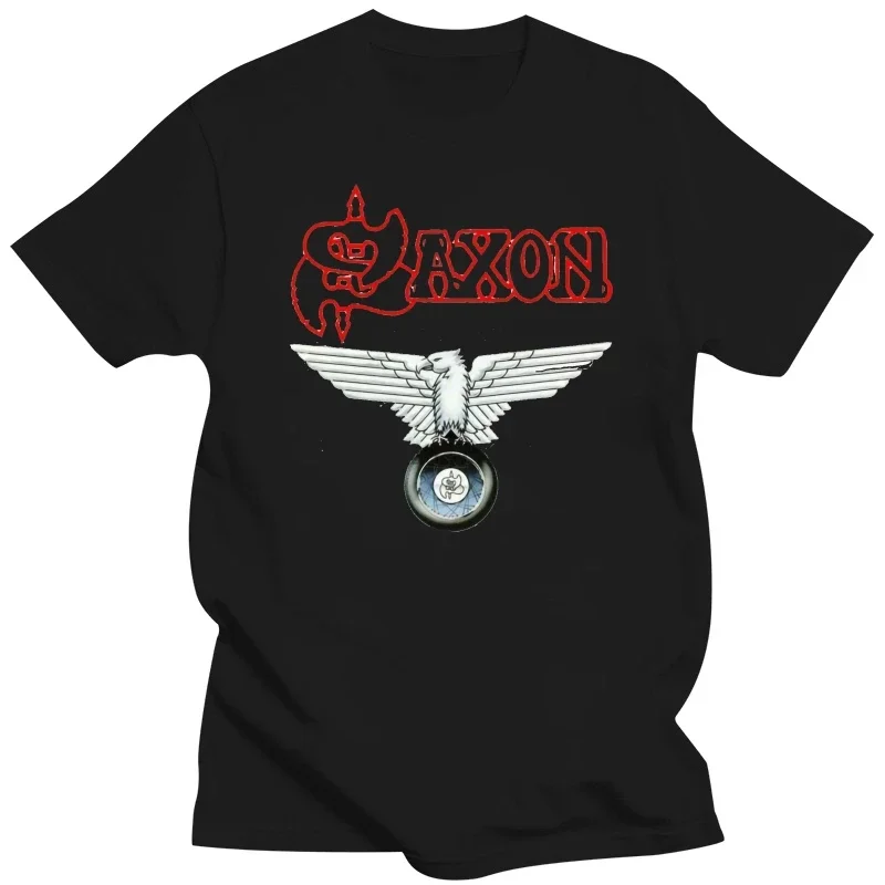 

saxon Wheels of Steel MEN t-shirt BAND MUSIC saxon clothing shirt unisex MEN`S