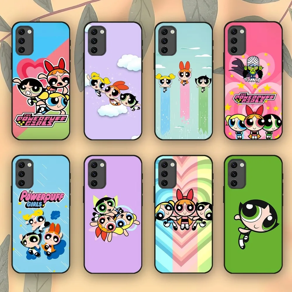 Cartoon The P-Powerpuff Girls Phone Case For Samsung Galaxy A20 A11 A10  A52 A02 A50 shell