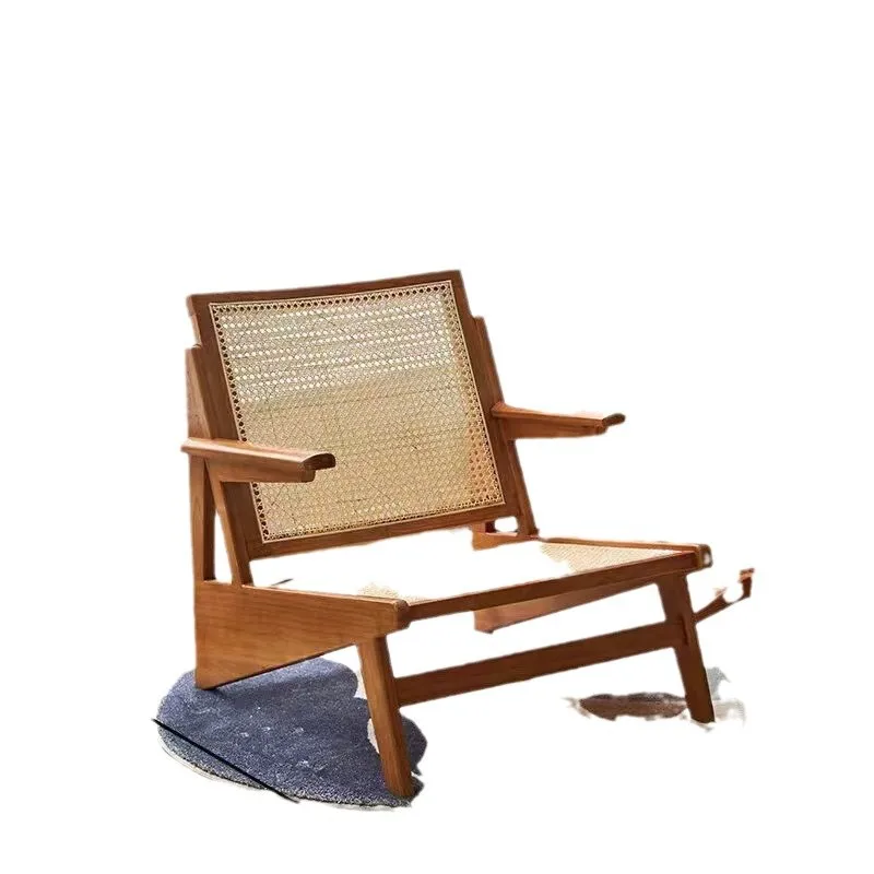 

Casual rattan kangaroo single household lazy sofa recliner