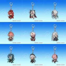 Game Wuthering Waves Key Chain Key Ring Acrylic KeyChain Jinhsi Changli Rover Camellya Figure Key Chain Women Fashion Gifts