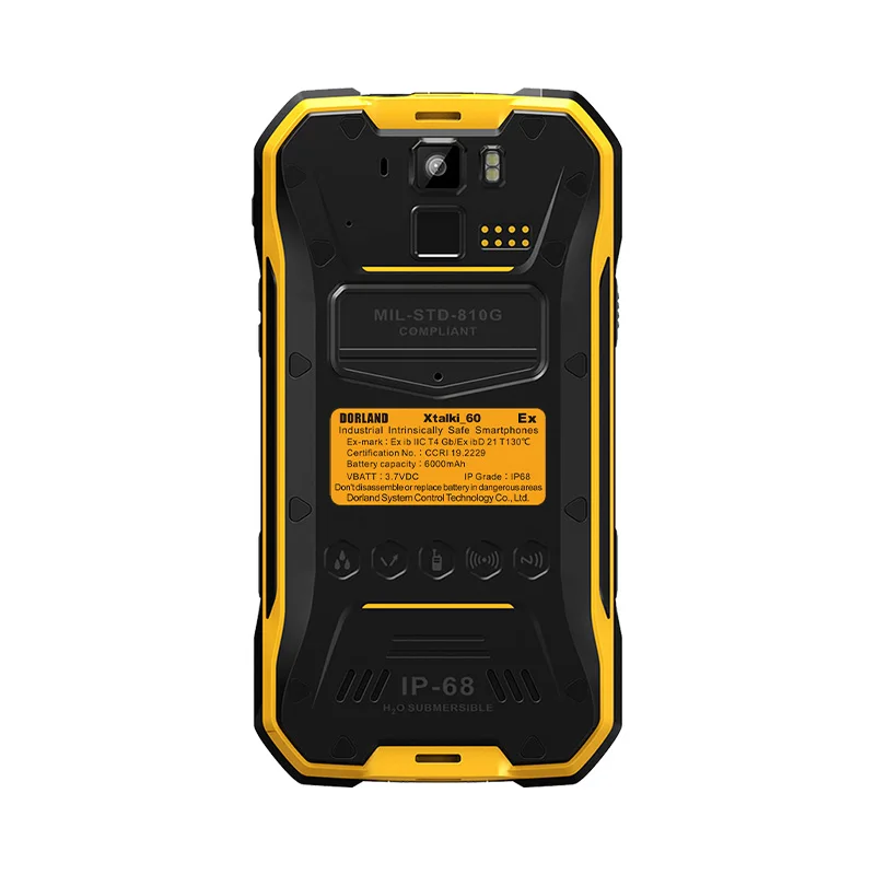Dorland Xtalki60 Intrinsically Safe Mobile  Support PTT Android8.0 6000mAh Satellite