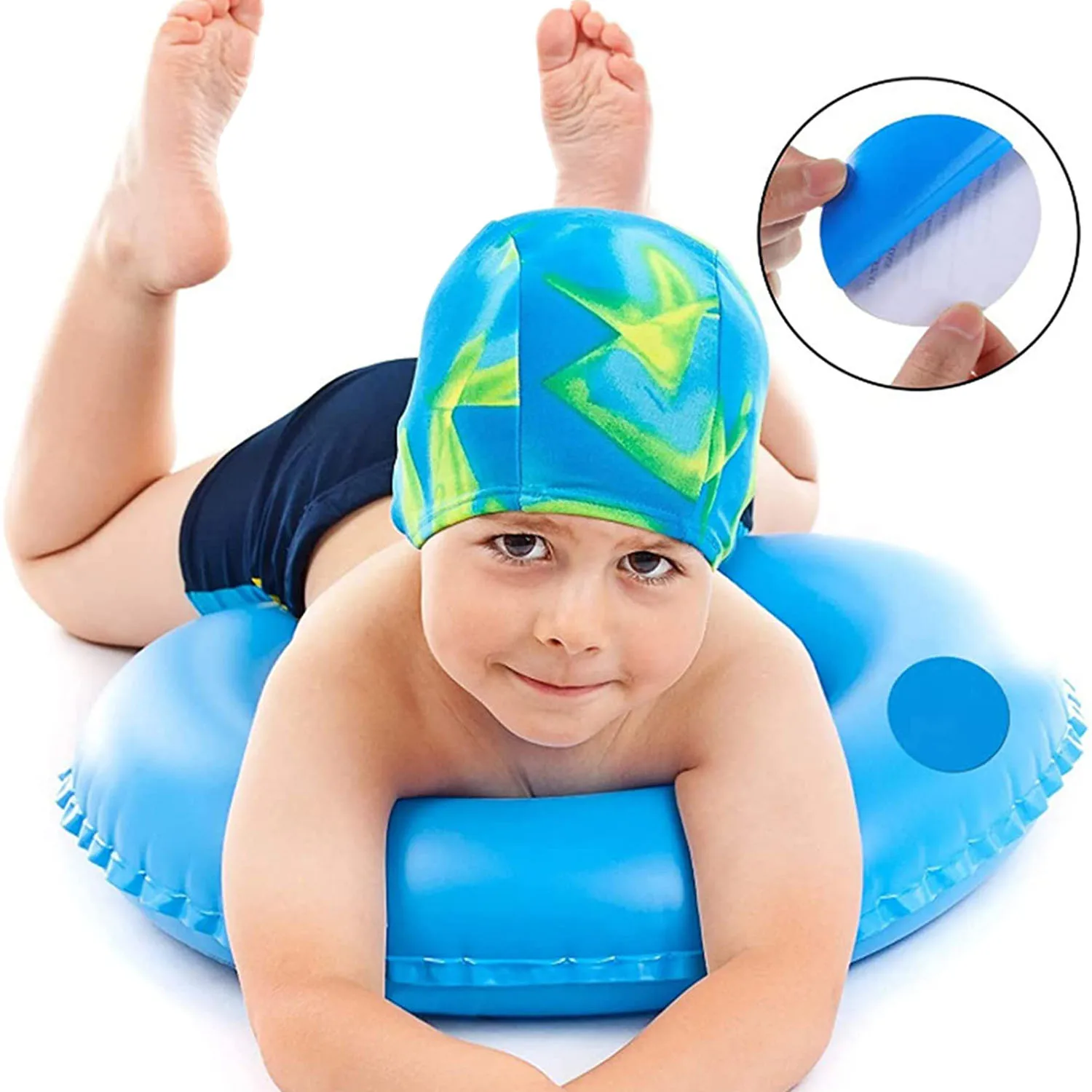 Remendos de reparação auto-adesivos para piscinas, Kit de reparação PVC piscina, reparação subaquática, pacote de 10