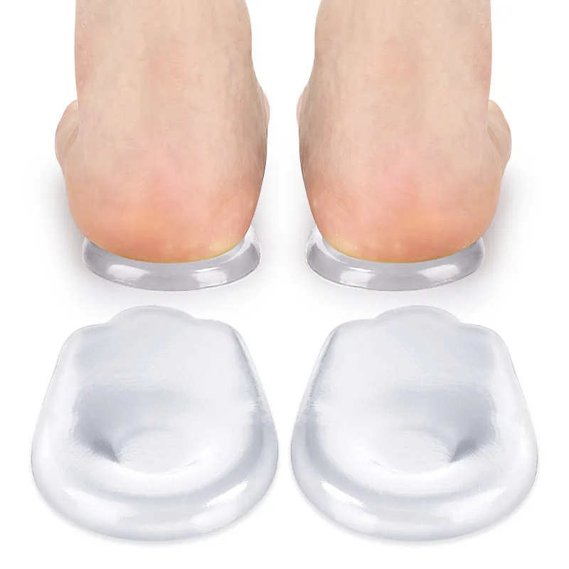 Fersenpolster Orthopädische Fersenstütze Selbstklebende Weiche X-förmige G-förmige Innen- und Außen-Stoßdämpfende Einlegesohle 8-förmiges Hinteres O-Halb-Pad