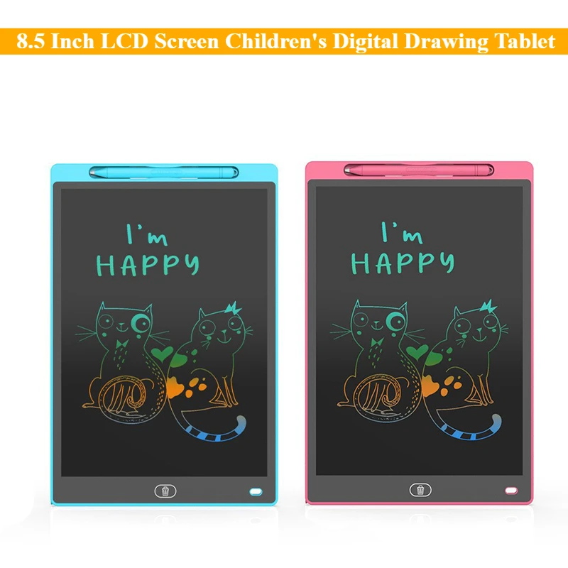 8.5 Inch LCD Screen Children's Digital Drawing Tablet Electronic Writing Board with Handwriting Pad Stylus Pad LCD Screen Gift