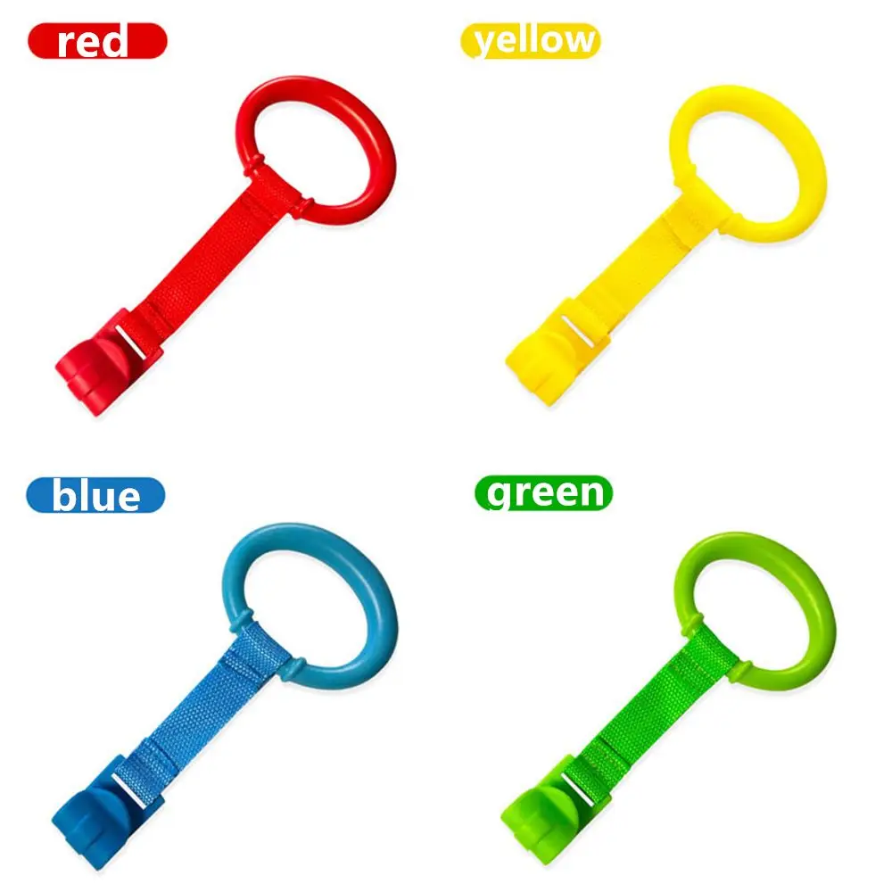 1/4PCS Pull Ring Baby Toys Pendants Bed Rings Hooks Help Baby Stand For Playpen Baby Crib Hooks General Use Hooks