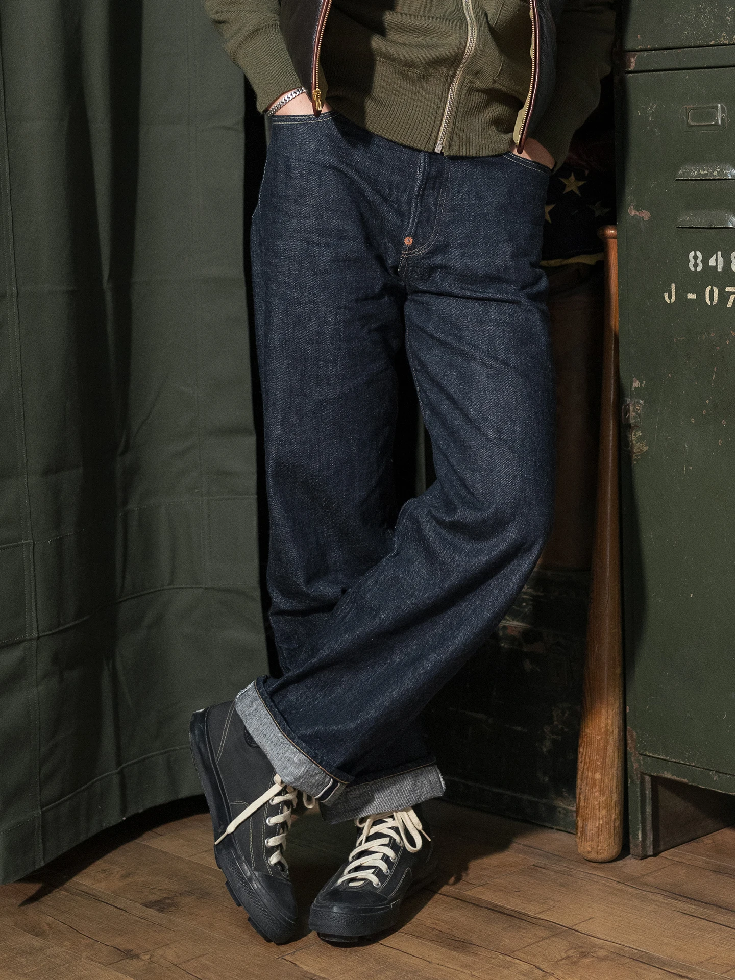 

Red Bronson Vintage High Waist Straight Leg Jeans Loose Wide Leg Denim Pants Paris Bule Original Color Red Ear Jeans