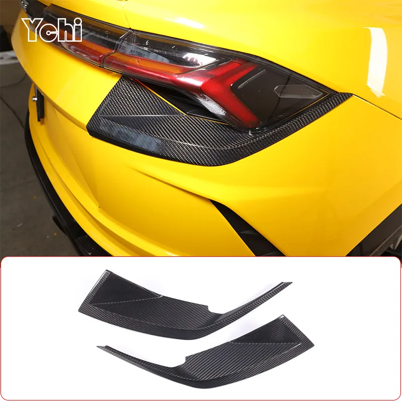 

Real carbon fiber For Lamborghini URUS 2018-2021 Car Tail Light Frame Cover Rear Lamp Trim Sticker Car Accessories