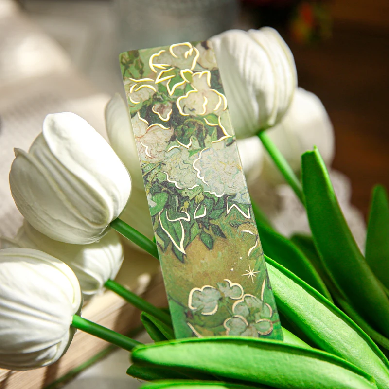 5 أوراق لكل عبوة من اللوحة الزيتية، علامة مرجعية لتزيين المجلات، ترقيم الصفحة، لوازم مكتبية للطلاب