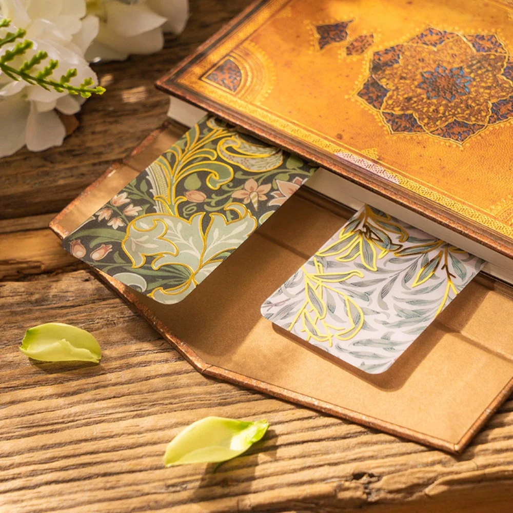 6 Styles 5pcs/set Creative Bookmarks Frosted PVC Bookmark Stamping Process Aesthetic Stationery Practical Reading Accessories