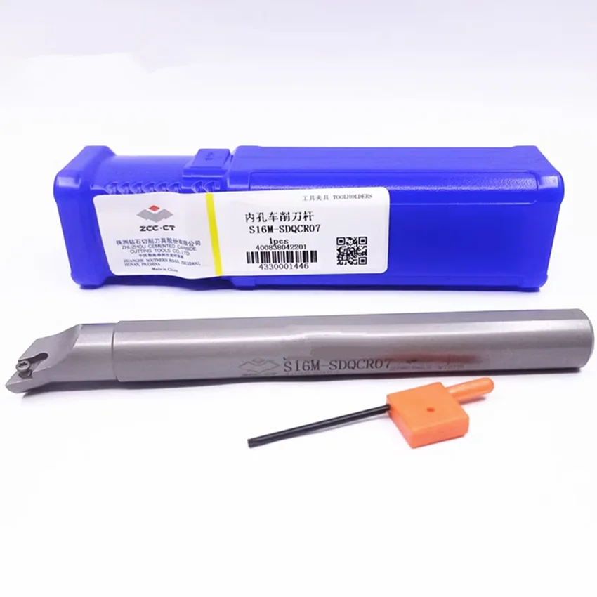 

S16M-SDQCR07/S16Q-SDQCR07/S16R-SDQCR07/S16R-SDQCL07 ZCC.CT Inner hole turning tool For DC** inserts 1PCS/BOX